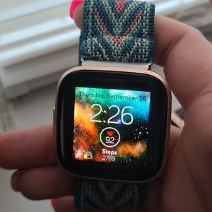 Fitbit Versa 2 watch tracker with bands bundle